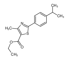 2-[4-异丙基苯基]-4-甲基噻唑-5-甲酸乙酯