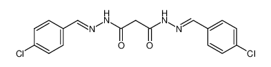 malonic acid bis-(4-chloro-benzylidenehydrazide) 73692-61-2