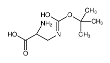 (2S)-2-amino-3-[(2-methylpropan-2-yl)oxycarbonylamino]propanoic acid 74536-29-1