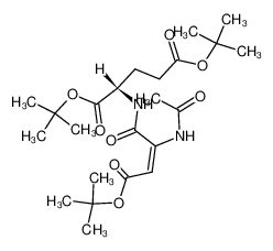 128164-25-0 structure, C23H38N2O8