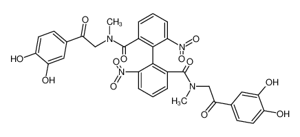 104819-56-9 spectrum, R,S-2,2'-dinitrobiphenyl-6,6'-dicarbonsaeure-di-N,N'-1-(3,4-dihydroxyphenyl)-1-oxo-2-methylamido-ethan