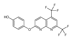 4-{[5,7-Bis(trifluoromethyl)-1,8-naphthyridin-2-yl]oxy}phenol 303996-31-8