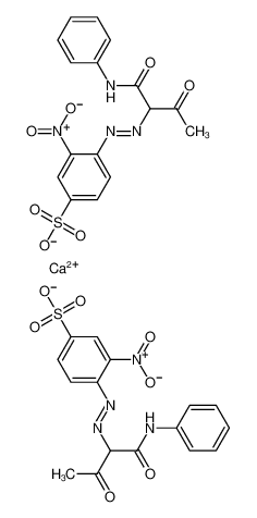 12286-65-6 structure, C32H26CaN8O14S2