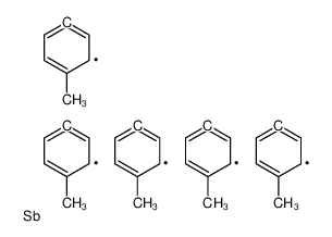 13328-67-1 structure, C35H38Sb