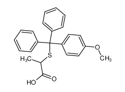 383400-97-3 spectrum, 2-(((4-methoxyphenyl)diphenylmethyl)thio)propanoic acid