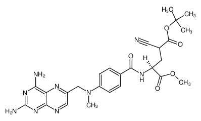 131215-19-5 γ-tert-butyl α-methyl N-(4-amino-4-deoxy-N10-methylpteroyl)-4-cyanoglutamate