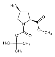 (2S,4S)-1-叔丁基 2-甲基 4-氨基吡咯烷-1,2-二甲酸酯