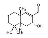 (3R,4aS,8aR)-3-Hydroxy-5,5,8a-trimethyl-3,4,4a,5,6,7,8,8a-octahyd ro-2-naphthalenecarbaldehyde 72537-20-3