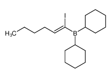 18431-79-3 1-iodo-1-hexenyldicyclohexylborane