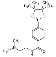 N-[2-(dimethylamino)ethyl]-4-(4,4,5,5-tetramethyl-1,3,2-dioxaborolan-2-yl)benzamide 832114-11-1