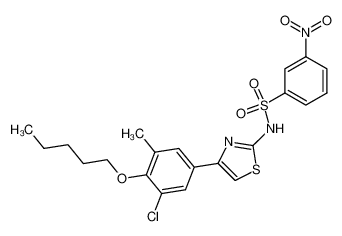 56756-14-0 structure, C21H22ClN3O5S2