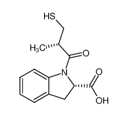 78779-29-0 spectrum, l-(S)-2,3-dihydro-1-[(S)-3-mercapto-2-methyl-1-oxopropyl]-1H-indole-2-carboxylic acid