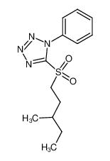 316826-20-7 1-Phenyl-5-[((+/-)-3-methylpentyl)sulfonyl]-1H-tetrazole