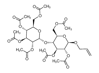 97777-13-4 spectrum, allyl O-(2,3,4,6-tetra-O-acetyl-α-D-glucopyranosyl)-(1<*>4)-2,3,6-tri-O-acetyl-β-D-gluco-pyranoside