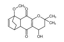 160650-96-4 spectrum, 4-hydroxy-9-methoxy-2,2-dimethyl-3,4,5a,6,9,9a-hexahydro-2H-6,9-ethanobenzo[g]chromene-5,10-dione