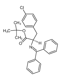 119244-26-7 spectrum, tert-butyl (R)-3-(4-chlorophenyl)-2-(diphenylmethanediylamino)propanoate