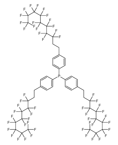 tris[4-(3,3,4,4,5,5,6,6,7,7,8,8,9,9,10,10,10-heptadecafluorodecyl)phenyl]phosphane 325459-92-5