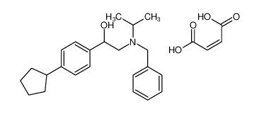 85689-98-1 2-[苄基(异丙基)氨基]-1-(4-环戊基苯基)乙醇(2Z)-2-丁烯二酸酯(1:1)