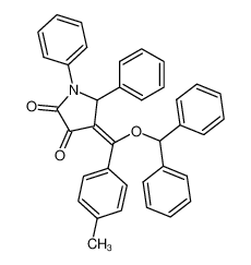 96423-66-4 4-[1-Benzhydryloxy-1-p-tolyl-meth-(Z)-ylidene]-1,5-diphenyl-pyrrolidine-2,3-dione