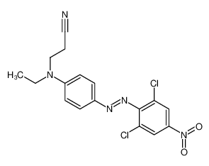 3-[{4-[(E)-(2,6-Dichloro-4-nitrophenyl)diazenyl]phenyl}(ethyl)ami no]propanenitrile 51811-42-8