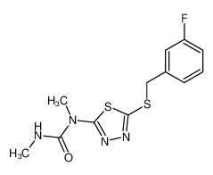 66046-31-9 structure, C12H13FN4OS2