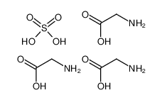 2-aminoacetic acid,sulfuric acid 513-29-1