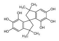 1,1,1',1'-tetramethyl-3,3'-spirobi[2H-indene]-4,4',5,5',6,6'-hexol 32737-33-0