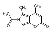 88550-12-3 2-acetyl-3,4-dimethylpyrano[2,3-c]pyrazol-6-one