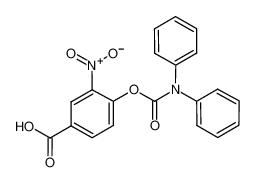 4-(diphenylcarbamoyloxy)-3-nitrobenzoic acid 10556-88-4