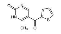 17616-21-6 1,2-dihydro-6-methyl-2-oxo-5-(thiophene-2-carbonyl)pyrimidine