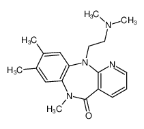 133626-69-4 11-[2-(dimethylamino)ethyl]-6,8,9-trimethylpyrido[3,2-c][1,5]benzodiazepin-5-one