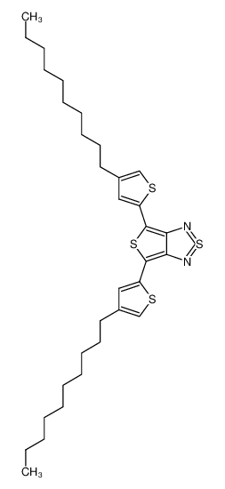 5,7-bis(4-decanyl-2-thienyl)thieno[3,4-b]thiadiazole 914613-38-0