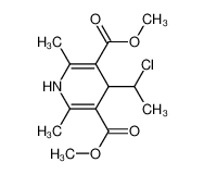dimethyl 4-(1-chloroethyl)-2,6-dimethyl-1,4-dihydropyridine-3,5-dicarboxylate 69891-46-9