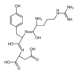 (2S)-2-[[(2S)-2-[[(2S)-2-amino-5-(diaminomethylideneamino)pentanoyl]amino]-3-(4-hydroxyphenyl)propanoyl]amino]butanedioic acid 130022-72-9