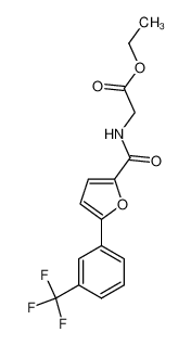 92973-19-8 spectrum, {[5-(3-Trifluoromethyl-phenyl)-furan-2-carbonyl]-amino}-acetic acid ethyl ester