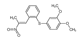 128958-94-1 spectrum, 1-(2-(3,4-dimethoxyphenylthio)phenyl)-2-nitropropene