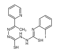 1-(2-iodophenyl)-3-[[(E)-1-pyridin-2-ylethylideneamino]carbamothioylamino]thiourea