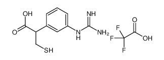 2-(3-Carbamimidamidophenyl)-3-sulfanylpropanoic acid trifluoroace tate (1:1) 607833-11-4