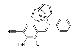 4-hydroxy-3-imino-5-[(triphenyl-λ<sup>5</sup>-phosphanylidene)methyl]pyrazine-2-carbonitrile 58091-68-2