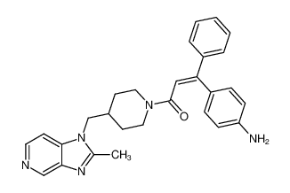 179173-55-8 structure, C28H29N5O