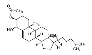 51238-16-5 spectrum, 3β-acetoxy-4β-hydroxy-5-cholestene