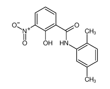 N-(2,5-Dimethylphenyl)-2-hydroxy-3-nitrobenzamide 63981-16-8