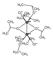 89530-63-2 structure, C24H56Cl2O8W2