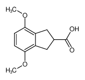 81664-69-9 spectrum, 2,3-dihydro-4,7-dimethoxy-1H-indene-2-carboxylic acid