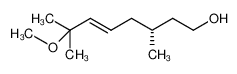 608100-92-1 spectrum, (R)-7-methoxy-3,7-dimethyloct-5-en-1-ol