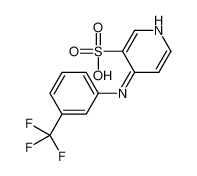 4-[3-(trifluoromethyl)anilino]pyridine-3-sulfonic acid 33263-48-8