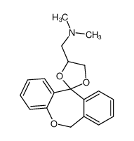 N,N-dimethyl-1-spiro[1,3-dioxolane-2,11'-6H-benzo[c][1]benzoxepine]-4-ylmethanamine 47254-05-7