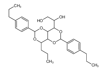 1-[8-propyl-2,6-bis(4-propylphenyl)-4,4a,8,8a-tetrahydro-[1,3]dioxino[5,4-d][1,3]dioxin-4-yl]ethane-1,2-diol 882073-43-0