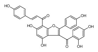 88901-97-7 2-Propen-1-one, 1-[3-(2,4-dihydroxybenzoyl)-4,6-dihydroxy-2-(4-hydroxyphenyl)-7-benzofuranyl]-3-(4-hydroxyphenyl)-, (2E)-