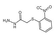 2-(2-nitrophenyl)sulfanylacetohydrazide 4871-40-3